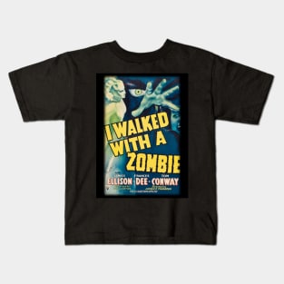 I Walked With A Zombie - Alternate Version. Kids T-Shirt